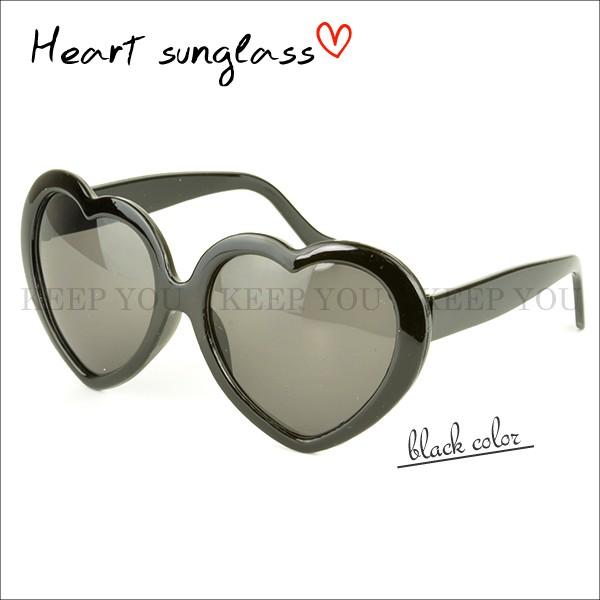 【定形外280円発送】パーティー メガネ サングラス パーティーグッズ ハート ブラック 黒 眼鏡 ...