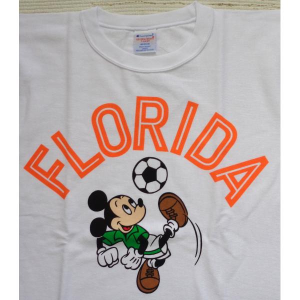 セール 送料無料 チャンピオン リバースウィーブ ミッキーマウス サッカー Tシャツ 半袖 ジャージ...