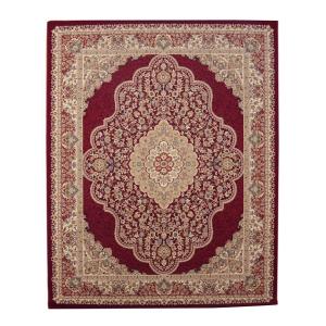 トルコ製 ウィルトン織り カーペット 『ベルミラ RUG』 【ワイン】 約80×140 233065...