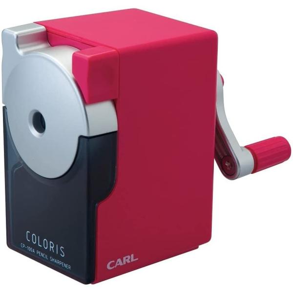 文具　09586　カール カラリス鉛筆削器ＣＰ−１００Ａ　ピンク CP-100A-P