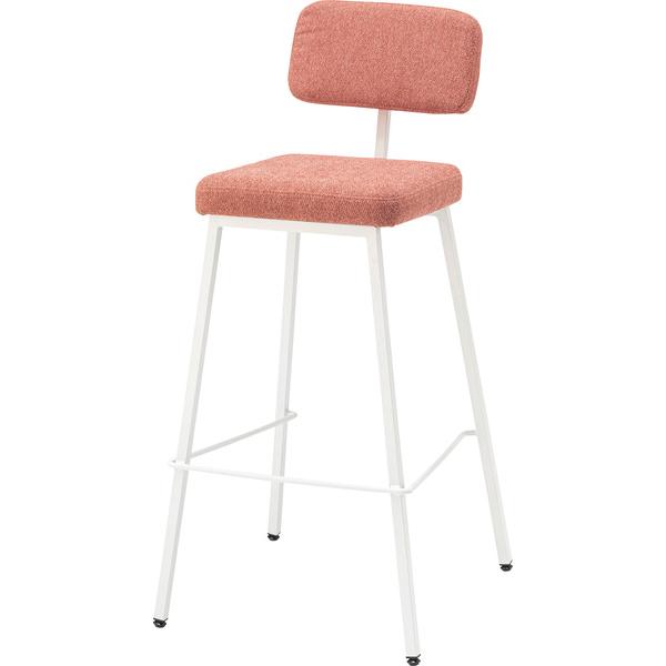 東谷　ダイニングチェア　ハイチェア　PC-260CO　コーラル　組立式　付属工具：六角レンチ　静的耐...