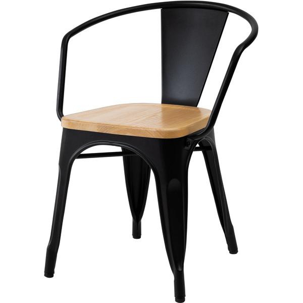 東谷　ダイニングチェア　アームチェア　PC-263BK　ブラック　完成品　付属工具：なし　静的耐荷重...