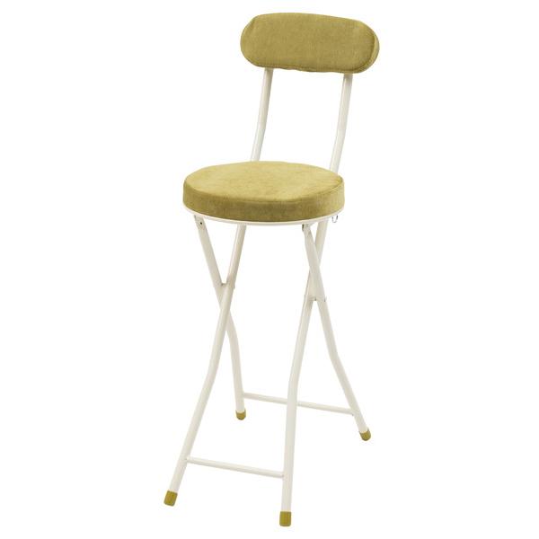 東谷　フォールディング ハイチェア　PC-35GR　W30×D48.5×H87×SH60(折りたたみ...