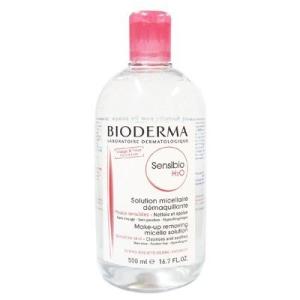 ビオデルマ サンシビオ 500ml H2O D (クレアリヌ) クレンジング ウォーター メイク落とし 洗顔 エイチツーオー BIODERMA