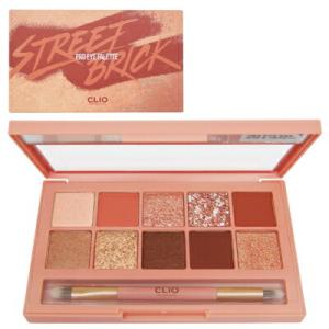 CLIO クリオ プロ アイパレット # 04 STREET BRICK ストリート ブリック 0.6g x10 アイシャドウ アイカラー パレット グラデーション プチプラ 韓国化粧品