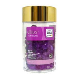 エリップス ヘアビタミン ヘアトリートメント パープル 1ml x 50粒 正規品 ボトル ヘアオイル ヘアマスク 洗い流さないトリートメント ellips