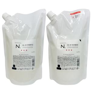 ● セット販売 ナプラ エヌドット オイル イン シャンプー 750ml + オイル イン トリート...