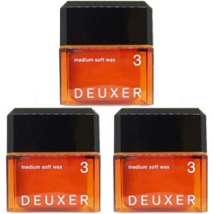 ● 3個セット ナンバースリー デューサー ミディアム ソフト ワックス 3 80g ヘアワックス ...