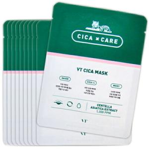 10枚バラ売り VT COSMETICS ブイティ コスメティックス シカ マスク 25gx10枚 マスク シートマスク ガーゼ シートパック ブイティーコスメティックス VT コスメ