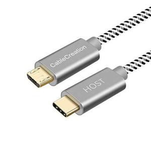 USB C to Micro USB OTGケーブル, CableCreation USB 2.0 Type C to Micro USB 充電&データ転送ケーブル 480Mbps MacBook  Galaxy S8/S