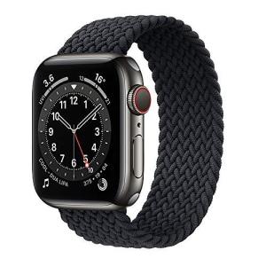 Apple watch バンド ブレイデッドソロループ 編組バンド コンパチブル スポーツバンド 交換ベルト Apple watch 7バンド柔らかい