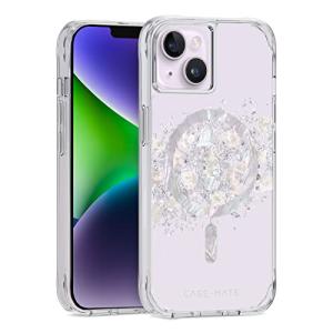 CaseMate Karat A Touch of Pearl MagSafe対応 抗菌 3.0m落下耐衝撃 iPhone 14 Plus