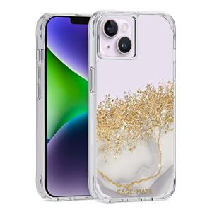 CaseMate Karat Marble 抗菌 3.0m落下耐衝撃 iPhone 14 Plus