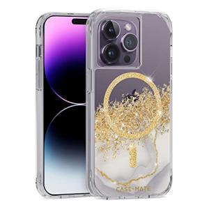 CaseMate Karat Marble MagSafe対応 抗菌 3.0m落下耐衝撃 iPhone 14 Pro