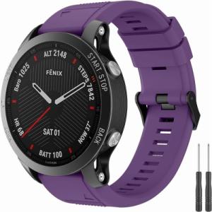 GARMIN ガーミン Fenix  バンド, 22mmクイックフィット シリコーン製 交換用ベルト