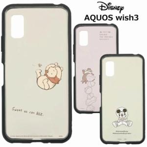 カラー：ミッキーマウス AQUOS wish3 ディズニー カバー スマホケース スマホカバー gd...