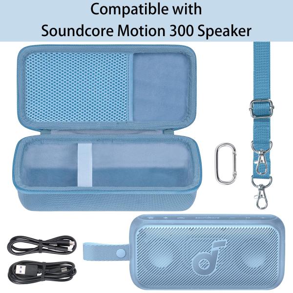 co2CREA 専用収納ケースAnker Soundcore Motion 300に対応，ブルー ケ...