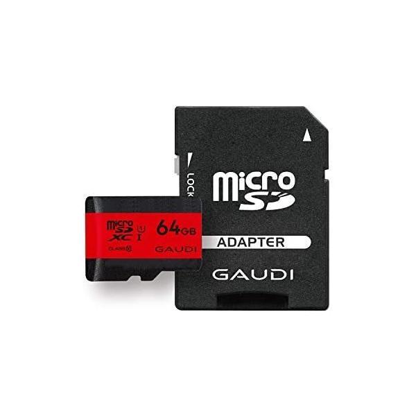 GAUDI microSDカード 64GB UHS-I Class10 Nintendo Switc...