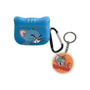 トムとジェリー ケース かわいい キャラクター Tom＆Jerry (AirPods1/2, トム)｜freejia