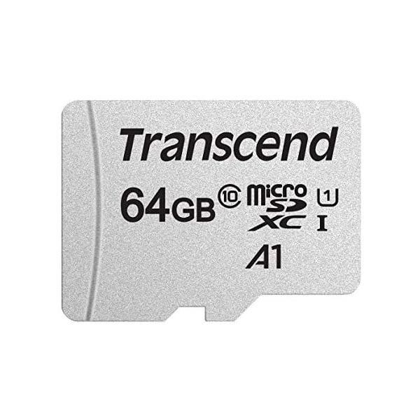 トランセンド microSDカード UHS-I U1 アダプター付 64GB TS64GUSD300...