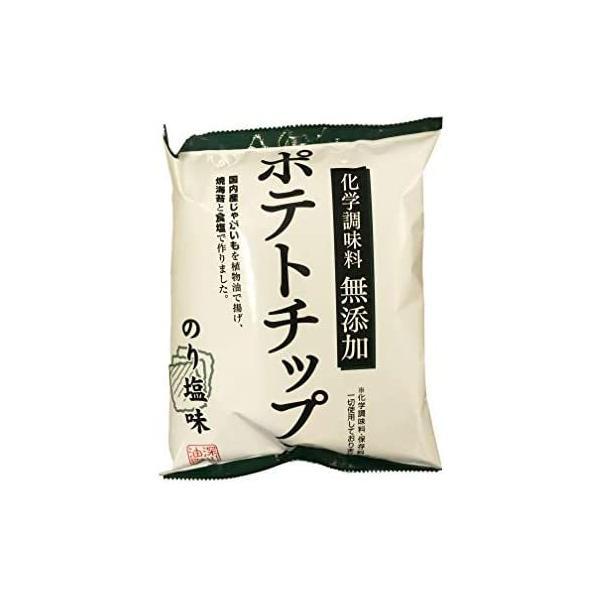 深川油脂工業 化学調味料無添加ポテトチップス のり塩味 55g ×12袋 (55グラム (x 1)