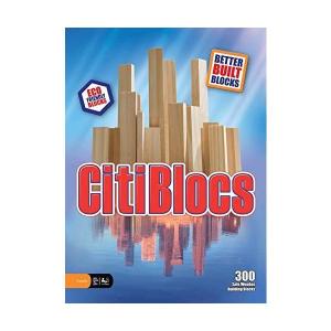 木製ブロック CitiBlocs シティブロックス ナチュラルカラーセット300ピース [並行輸入品]｜freejia