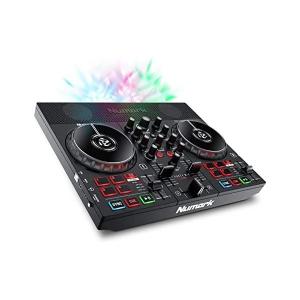 Numark DJコントローラー LEDライト搭載 スピーカー内蔵 iPhone Serato DJ Lite djay Pro AI対応｜freejia