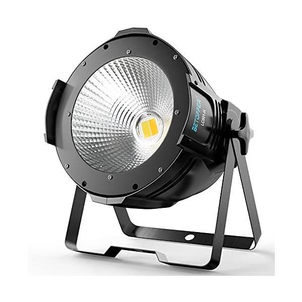 BETOPPER 舞台照明 100W COB スポットライト ストロボ効果照明 DMX512 (1 ...