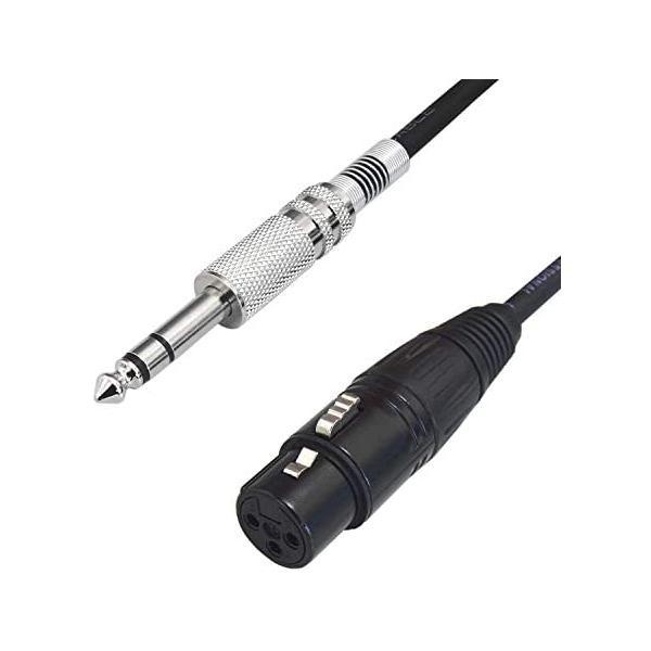 F-Factory 6.3mm TRS フォーン(標準)プラグ (オス) - XLR(キャノンプラグ...