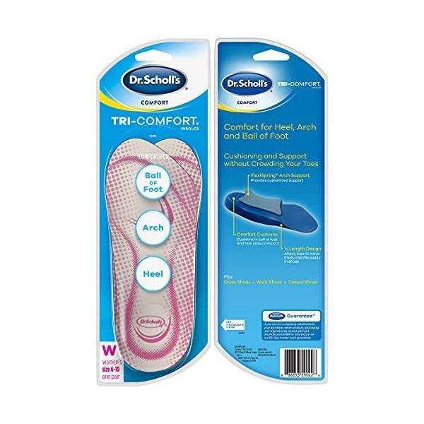 Dr. Scholl&apos;s 女性のためのドクター・ショールコンフォートトライコンフォートインソール、1...