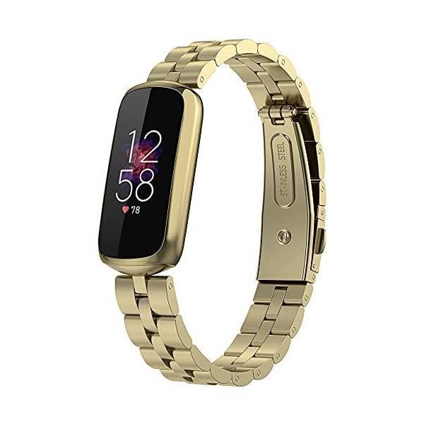 Miimall 対応Fitbit Luxe/Luxe Special Edition バンド ステン...