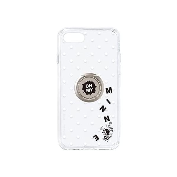 カラー：ミニーマウス iPhoneSE 第3世代 第2世代 iPhone8 7 ディズニー リング付...