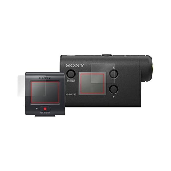 光沢液晶保護フィルム SONY アクションカム FDR-X3000R / HDR-AS300R / ...