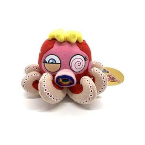 村上隆 kaikai kiki オクトパス ぬいぐるみ クッション 小 Red Octopus, Mr. Boiled 赤ダコゆで君 ミニ｜freejia