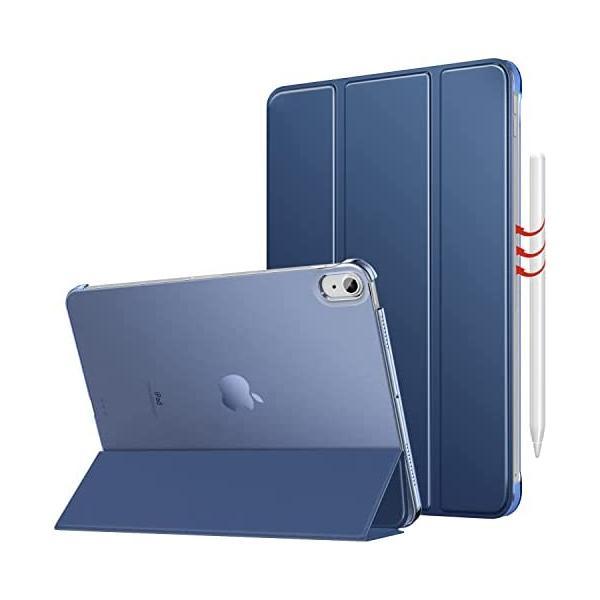 iPad Air 5 ケース 2022 iPad Air4 ケース MoKo iPad (ネイビーブ...