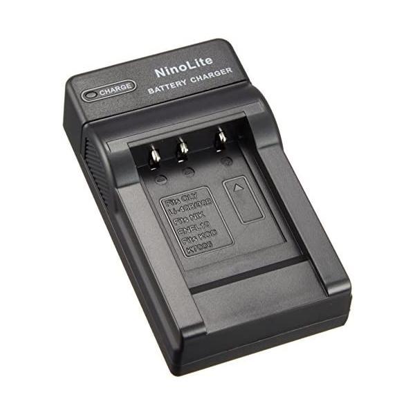 NinoLite USB型 バッテリー 用 充電器 海外用プラグ付 ニコン NIKON EN-EL1...