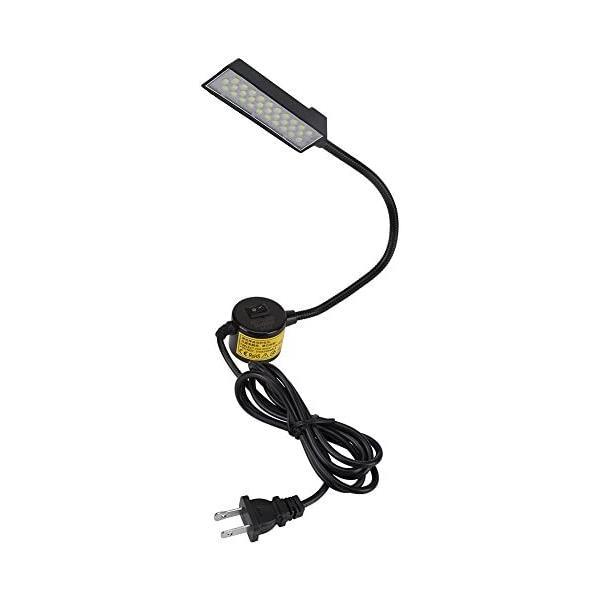 SEAFRONT LEDミシンライトランプ、1個30ミシン作業用磁気ベーススイッチ付き30 (黒 U...