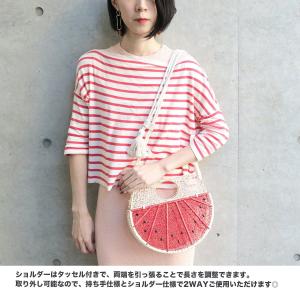 かごバッグ ハンドバッグ バスケット レディー...の詳細画像5