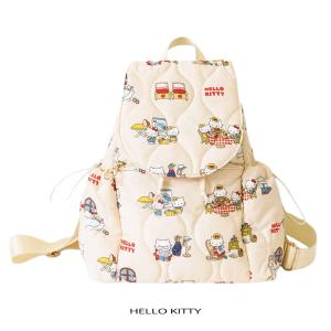 sanrio ハローキティ レディース キルティングバックパック リュック バッグ アコモデ Accommode S-SK1491 サンリオ キッズ 旅行 通学 マザーズバッグ キティ
