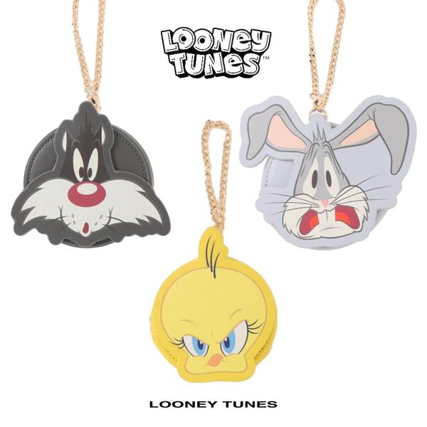 ルーニーテューンズ チャーム レディース W-SK1401 アコモデ ダイカット ミニポーチ キャラ...