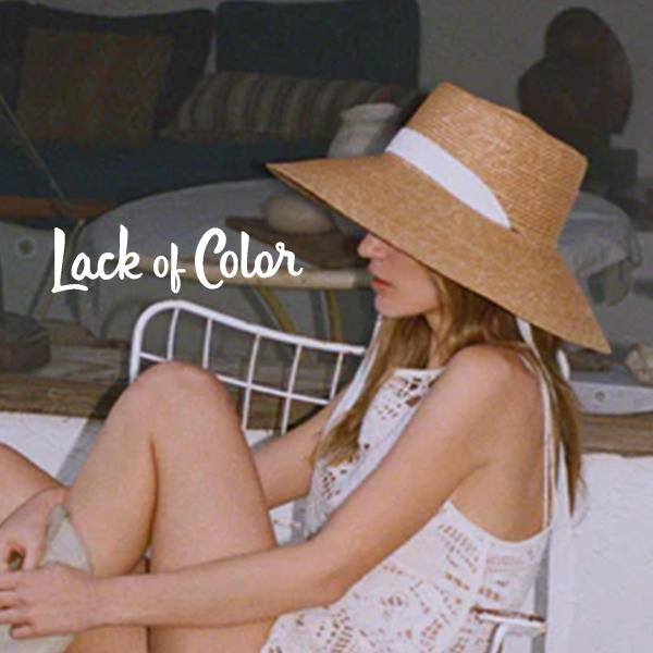 ハット ストローハット 麦わら帽子 レディース ラック ラックオブカラー Lack of Color...