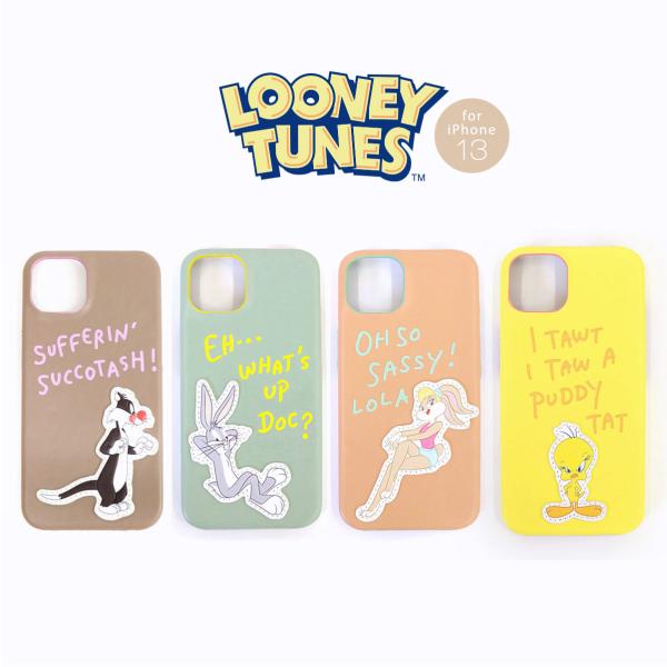 iPhone ケース iPhone13 レディース ルーニーテューンズ LOONEY TUNES バ...