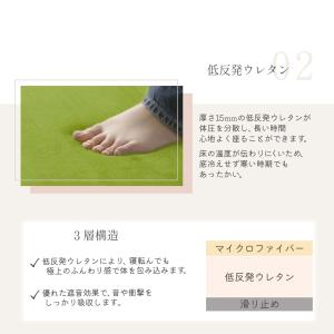 ラグ 【抗菌・防ダニ】カーペット 厚手 低反発...の詳細画像4