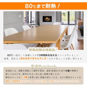 テーブルマット 透明 90×150cm 拭ける...の詳細画像3