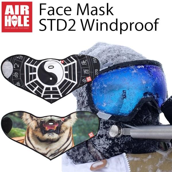 ゆうパケット対応1個迄 AIRHOLE FACEMASK STD2 WINDPROOF エアホール ...