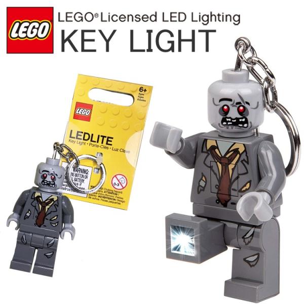 ゆうパケット対応3個迄 LEGO レゴ ゾンビ キーライト LED KEY LITE レゴブロック型...
