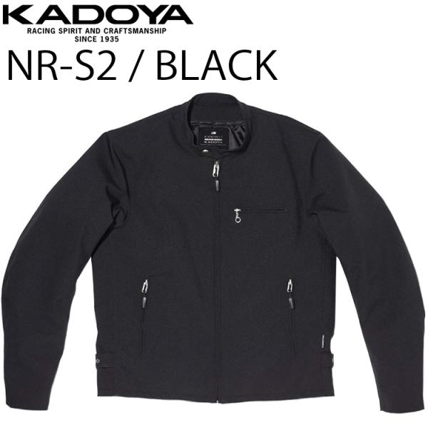 KADOYA カドヤ ファブリックジャケット NR-S2 / BLACK オールシーズン対応ライダー...