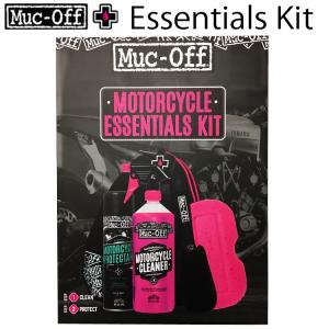 RIDEZ MUC-OFF マックオフ エッセンシャルズキット 洗車キット 洗剤 ワックス スポンジ ブラシ あすつく対応｜freeline