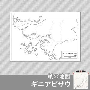 ギニアビサウの紙の地図｜freemap