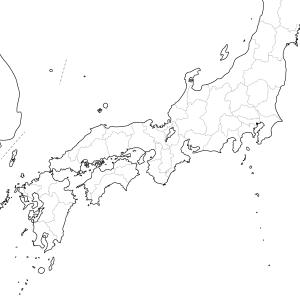 日本地図全図の白地図 特大ポスター 2枚セット...の詳細画像2